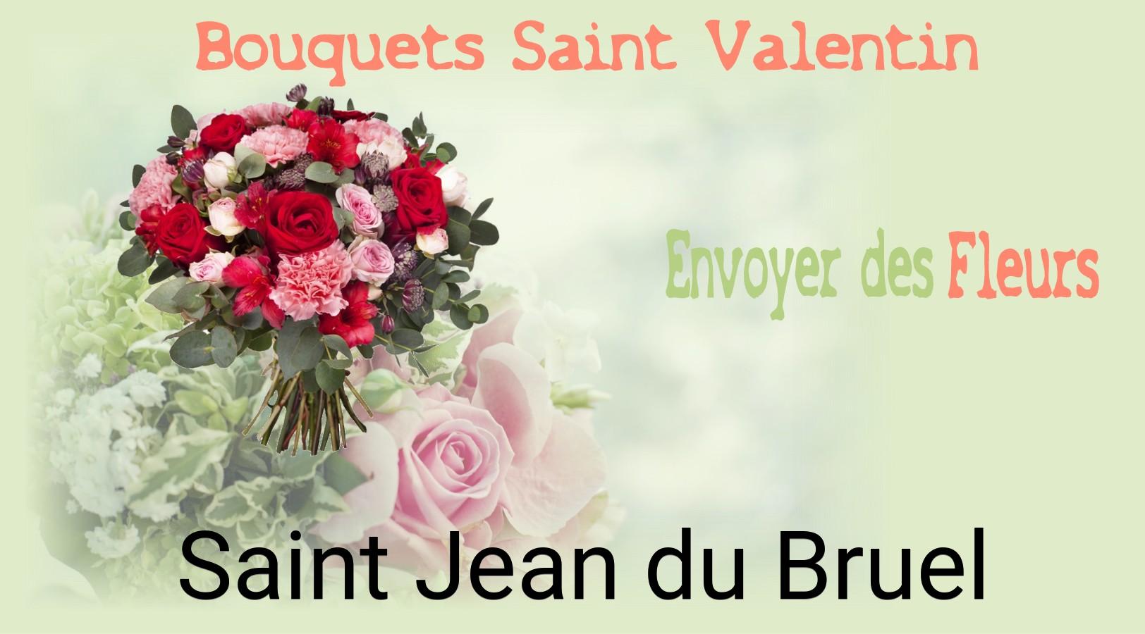 Roses de Saint-Valentin livrées à Saint-Jean-du-Bruel